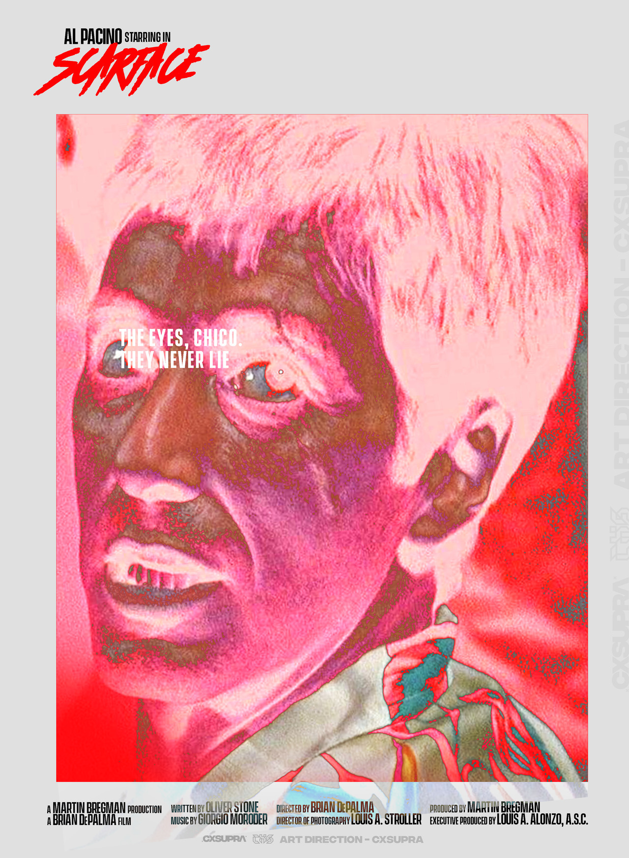 Scarface fan poster, alternate